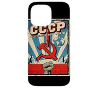 CCCP Construire Un Nouveau Monde soviétique Coque pour iPhone 14 Pro Max