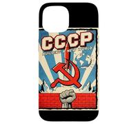 CCCP Construire Un Nouveau Monde soviétique Coque pour iPhone 15
