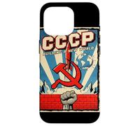 CCCP Construire Un Nouveau Monde soviétique Coque pour iPhone 16 Pro
