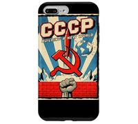 CCCP Construire Un Nouveau Monde soviétique Coque pour iPhone 7 Plus/8 Plus