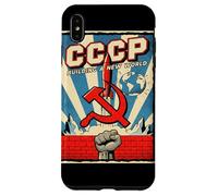 CCCP Construire Un Nouveau Monde soviétique Coque pour iPhone XS Max