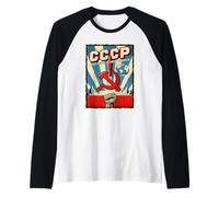 CCCP Construire Un Nouveau Monde soviétique Manche Raglan
