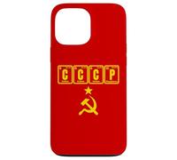 CCCP Rétro URSS Nostalgique avec Table Périodique Chimie Coque pour iPhone 13 Pro Max