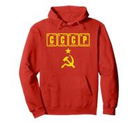 CCCP Rétro URSS Nostalgique avec Table Périodique Chimie Sweat à Capuche