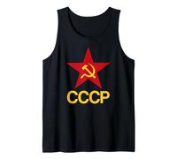 CCCP SSSR en Cyrillique Russe Russie Débardeur