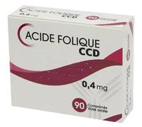 CCD Acide Folique 0,4mg 90 Comprimés