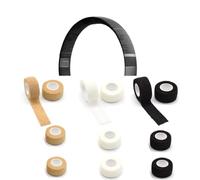 CCeCCe Lot de 12 bandes adhésives de rechange pour casque - 2,5 cm x 4,6 m - Coque de protection universelle pour casque - Coussin de sport athlétique