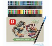 Ccfoud Crayons de couleur,72 crayons de couleur pour livres de coloriage pour adultes,Crayons de couleur pour enfants,adultes,Set de crayons de couleur,Artists Coloring Sketching and Painting