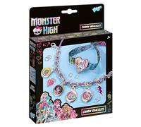CCG Monster High Kit de bricolage pour enfants - Ensemble créatif avec 5 pendentifs en métal et accessoires pour deux bracelets de fan élégants | Amusement de bricolage à partir de 5 ans, Mittelgroße