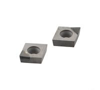 CCGT060202 Outil de coupe PCD pour aluminium pour usinage CNC, inserts PCD en 2 pièces pour métaux non ferreux et traitement du cuivre