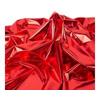 Ccguoea Tissu extensible en feuille d'or multi-usages pour la conception de costumes et la fabrication de rideaux en élasthanne doré