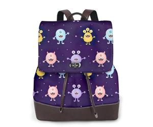 cchgnm Le sac à dos élégant et léger à imprimé monstre coloré pour femme est adapté pour diverses occasions telles que le travail, les voyages et les rendez-vous.