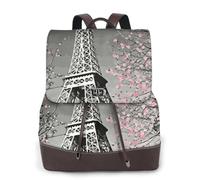 cchgnm Le sac à dos élégant et léger imprimé Tour Eiffel de Paris pour femme est adapté pour diverses occasions telles que le travail, les voyages et les rendez-vous.