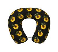 cchgnm Oreiller de voyage en mousse à mémoire de forme pour hôtels, camping, personnes dormant sur le côté et sur le dos