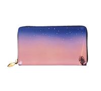 cchgnm The Old Hollywood Print Classic Leather Long Clutch Wallet,Stylish Men Sand Women Wallet with Zipper and Multiple Card Slots