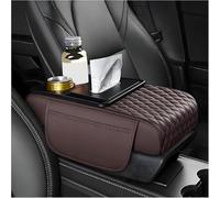 CCHMQ Coussin D'Accoudoir de Voiture en Cuir pour Bugatti Divo 2018 2019 2020 2021 2022 2023 2024 2025 2026, Console Centrale de Voiture Coussin Accessoires de Décoration,B-Coffee