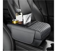 CCHMQ Coussin D'Accoudoir de Voiture en Cuir pour Honda Civic Accord CR V Odyssey Pilot Fit Insight, Console Centrale de Voiture Coussin Accessoires de Décoration,C-Grey