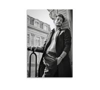 CChongjin Acteur Pierre Niney Poster décoratif sur toile pour chambre à coucher, salon, décoration moderne, 30 x 45 cm, style sans cadre