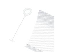 ccHuDE Lot de 1000 attaches en plastique pour étiquette en forme de J - Pour pistolet - Attache-étiquette standard - Pour vêtements - Pour magasin de détail