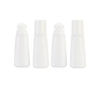 ccHuDE Lot de 3 bouteilles à bille en plastique vides rechargeables de 100 ml pour huiles essentielles, déodorants, parfums, cosmétiques