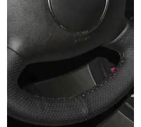 CCHZLJLKP Housse De Volant De Voiture en Cuir Noir Cousue à La Main pour Audi A4 1998 / A6 1999-2004 / A8 A8 L 1998-2001 / Allroad 2001