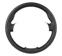 CCHZLJLKP Housse De Volant De Voiture en Cuir Noir Cousue à La Main pour Nissan Tiida 2004-2010 / Sylphy 2006-2011 / Versa 2007-2011 / Versa Note 2007-2012