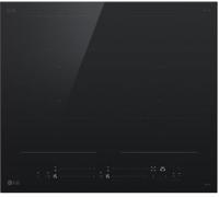 LG Table de Cuisson à Induction CCI7Z2438BA 60 cm 4 Zones Flex Vitrocéramique Noir Wi-Fi Noir