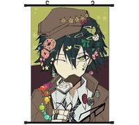 Ccipotatoo Bungo Stray Dogs Peinture de défilement d'anime Dazai Osamu/Nakajima Atsushi/Nakahara Chuuya Poster à suspendre Décoration murale Images (typ4)