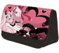 Ccipotatoo Hazbin Trousse à crayons pour hôtel avec imprimé dessin animé Alastor Angel Dust Charlie Grande pochette de rangement pour fournitures scolaires et de bureau pour garçons et filles, Type 8
