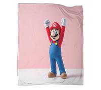 CCIZFMQ Mario Couverture Impression 3D Jubilation Literie Lit Super Douce Et Douillette Peluche en Microfibre Cadeau De Noël pour Garçons Et Filles pour Enfant 80x90inch(200x230cm)
