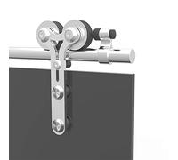 CCJH 7FT/210cm Acier Inoxydable Kit de Quincaillerie Pour Portes Coulissantes Type Y Pour Porte en Verre, Sliding Barn Door Hardware for Glass Door
