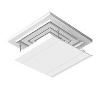 CCKUHN Déflecteur d'aération, Plafond de déflecteur d'aération de climatisation, déflecteur d'air réglable pour climatiseur Central (Taille : 60x60cm(23.6x23.6in))