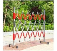 CCKUYT Barrière de sécurité mobile en accordéon rétractable - Barrière de sécurité pliable en acier inoxydable - Pour usines, ateliers, écoles - Économie d'espace