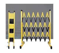 CCKUYT Barrière mobile extensible pour plus de sécurité, barrière rétractable pour chantier de construction, ascenseur, route extérieure