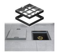 CCKUYT Couvercle de trou d'égout invisible de 30,5 à 101,6 cm, 40,6 cm, 50,8 cm, 50,8 cm, 55,8 cm, 55,8 cm, 55,8 cm, 55,8 cm, 55,8 cm, 55,8 cm, 66,2 cm, 71,4 cm, 71,4 cm, 96,5 cm, 101,6 cm, 106,6 cm