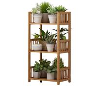 CCKUYT Étagère à plantes à 3 niveaux, étagère de rangement utilitaire, support de plantes autonome du sol au sol, grand présentoir pour plantes d'intérieur pour plusieurs, étagères à fleurs pour