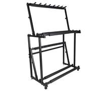 CCKUYT Étagère de rangement pour raquettes de tennis pour adultes et enfants, grand garage, allée, équipement d'entraînement de tennis, peut contenir jusqu'à 14 raquettes de tennis/badminton, noir