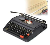 CCKUYT Machine à écrire classique, rétro, ancienne, traditionnelle, manuelle, portable et facile à utiliser, élégante et durable, pour écrivains, noir