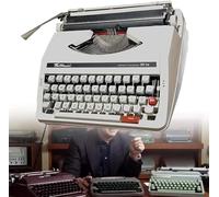 CCKUYT Machine à écrire créative vintage, machine à écrire manuelle rétro, écriture sans distraction, décoration d'intérieur fonctionnelle d'inspiration vintage, pour lettres, écriture créative