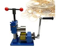 CCKUYT Machine à rouler les bijoux, outil de pliage d'anneaux, outil de pliage d'anneaux, machine à rouler manuelle pour bijoux, outils de bricolage, avec rouleaux de 56 mm et 18 mm de diamètre, pour