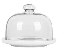 CCKUYT Plateau de dégustation avec dôme en verre - Accessoires photo gourmands - Présentoir à pâtisseries et gâteaux