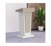 CCKUYT Podium, pupitre en bois, pupitre multifonction, lutrin moderne pour salle de classe, adapté pour les salles de classe modernes, les concerts, les conférences et les événements.