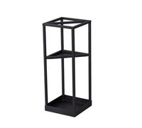 CCKUYT Porte-parapluie carré en métal de grande capacité pour entrée, bureau, hôtel et école - Organiseur de parapluie blanc élégant pour couloirs et entrées