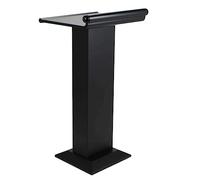 CCKUYT Pupitre de pupitre Portable en Bois Noir, pupitres pour églises, Bureau d'accueil, hospitalité, pupitres de Discours, Design Pratique