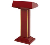 CCKUYT Pupitre de pupitre, pupitre d'accueil d'hôtel en Acier Inoxydable de Haute qualité, pupitre de conférence Minimaliste Moderne, idéal pour Les sermons et Les présentations