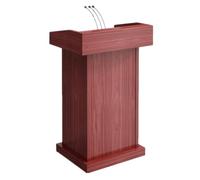 CCKUYT Pupitres Podium Podium Stand Pupitres Podium en Bois Moderne avec Rangement Ouvert Podiums pour Enseignants 60 * 45 * 110 cm Table de conférence Hôtel Nous