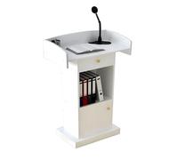 CCKUYT Pupitres Podium Pupitre de Sol Pupitre Podium Pupitre Podium Stand, Pupitres MDF Podiums Modernes avec tiroirs et pupitres de Rangement Ouverts pour églises Re