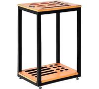 CCKUYT Support de rangement en bois pour queues de billard pouvant contenir 8 queues de billard pour canne à pêche, club de golf, bâton de billard