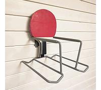 CCKUYT Support mural en métal pour raquette de tennis et raquette de ping-pong, peut contenir 6 balles et quatre raquettes, pour badminton/tennis/pingpong