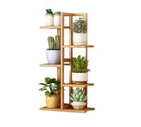 CCKUYT Support pour plantes d'intérieur, 5 niveaux de 101,6 cm de haut, étagère à petites empreintes de pied, support stable en forme de T pour plusieurs plantes